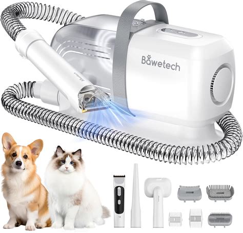 Amazon.com: Bawetech B2 Pet Grooming Kit, 5-in-1 Dog Grooming Vacuum ...