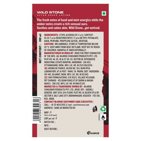 Ultra Sensual After Shave Lotion 100 ml | Wild Stone