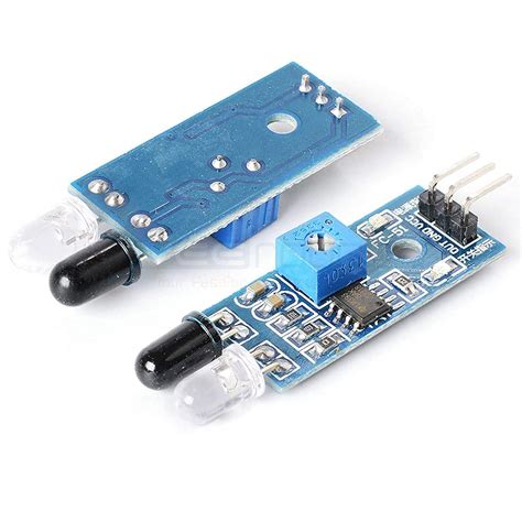 IR Infrared Obstacle Avoidance Sensor Module for Smart Car Robot 3-wire ...