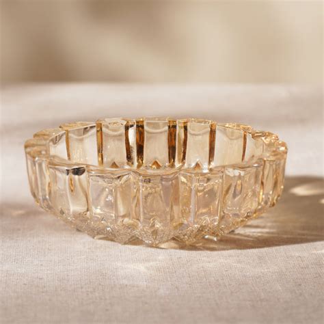 Shop Large Round Amber Ash Tray - at Best Price Online in India