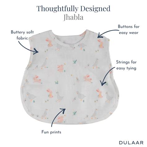 Dulaar Organic Muslin Jhabla (Set of 3) (0-6 Months) – AllThingsBaby.com