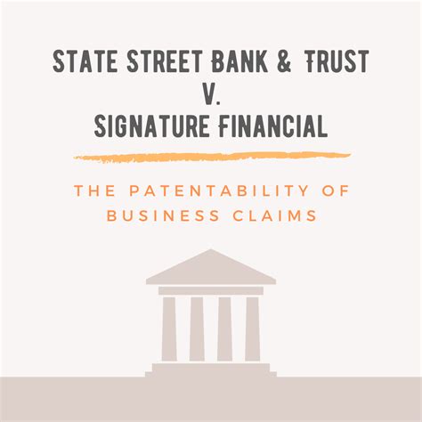 State Street Bank & Trust v. Signature Financial Group - Metacog