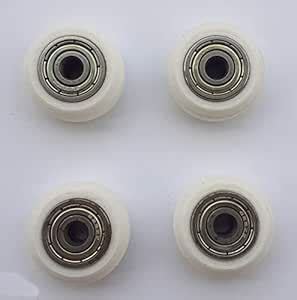 Generic POM Wheels, V slot Wheels 45 Degree Chamfer Wheels with 625zz ...