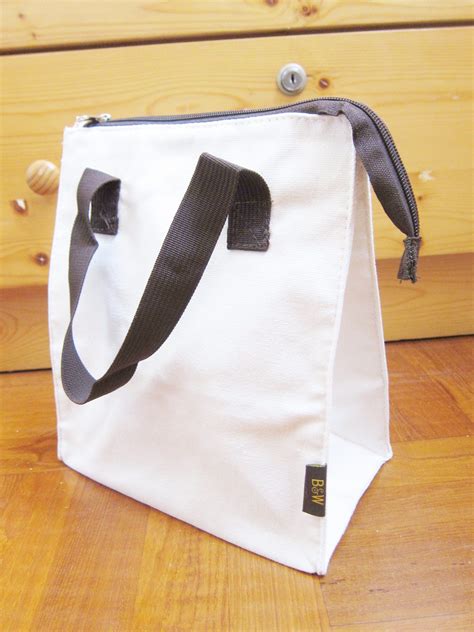 Canvas Bag Tote Bag, zipper - Shine Kids Crafts