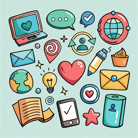 Social Networking Icons Vector 的图像结果