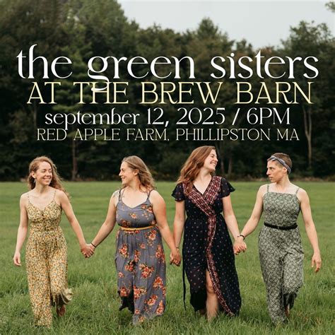 The Green Sisters LIVE @ Brew Barn on Red Apple Farm!, 455 Highland ...