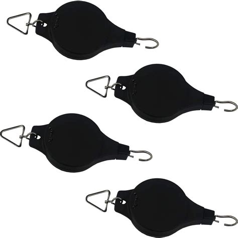 Ogrmar Plant Pulley Retractable Pulley Plant Hanger Hanging Flower ...