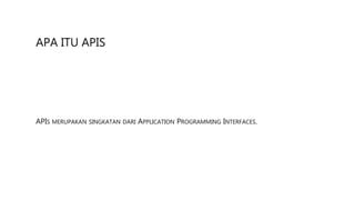 Image result for APA Itu API Application Programming Interface