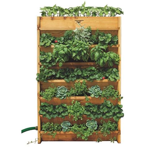Vertical Gardening Planters Cedar Vertical Garden, Jardin Vertical Diy ...