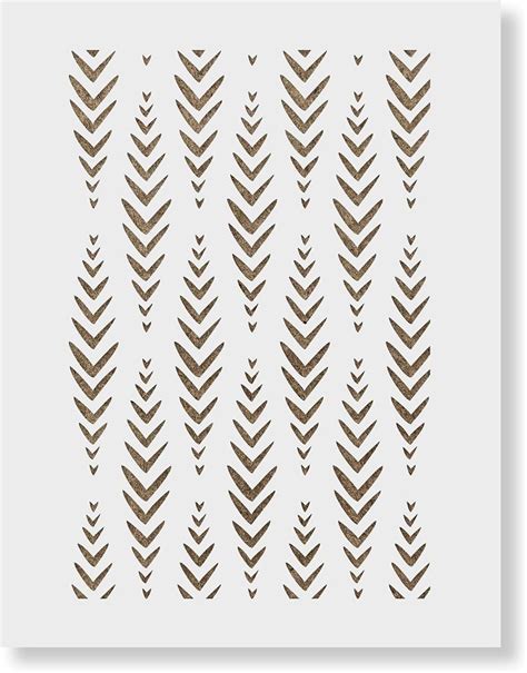 Jambo Dash Pattern Wall Stencil - DIY Wallpaper India | Ubuy