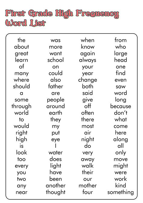 15 First 100 Sight Words Printable Worksheets - Free PDF at worksheeto.com
