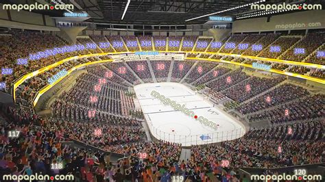 Las Vegas T-Mobile Arena seating chart - View from Section 119 - Row K ...