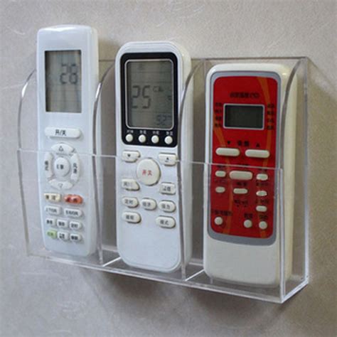 Buy Wall Mount Remote Control Holder,Clear Acrylic Remote Control ...