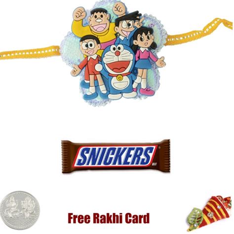 Kids Rakhi with Snicker Bar - Rcombo15270RKH18