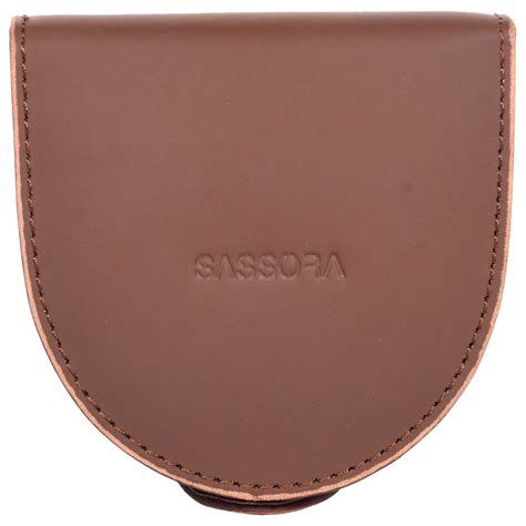 Sassora Premium Smooth Leather Unisex Coin Pouch