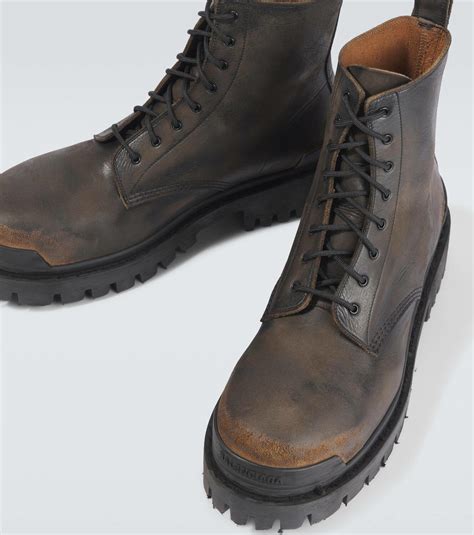 Balenciaga Strike leather boots Balenciaga