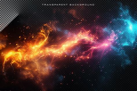 Fire flame beam vfx special effect on transparent background | Premium ...