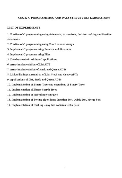 CS3353 C Programming and Data Structures Apr May 2023 Question Paper ...