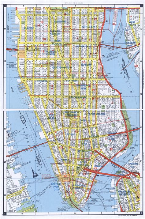 Printable New York City Street Map