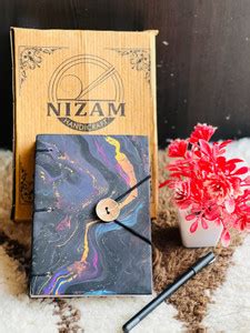 NIZAM HANDICRAFT Beautifully designed diary Notebook With Lock Clasp A5 ...