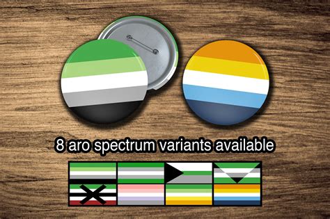 Aro Spectrum Pride Flags: Aromantic, Grey-aro, Demiromantic, Ageo ...