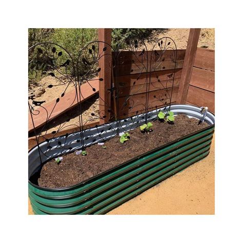 Buy Vego garden Aluzinc Raised Garden Bed Kits, 17 Tall 6 in 1 Modular ...