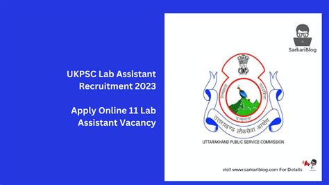 Lab Assistant Vacancy 的图像结果