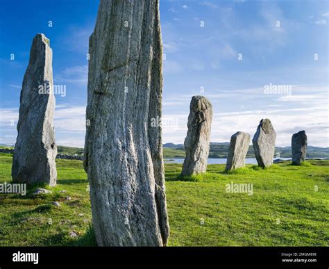 Standing Stones of Callanish (Callanish 1) on the Isle of Lewis in the ...