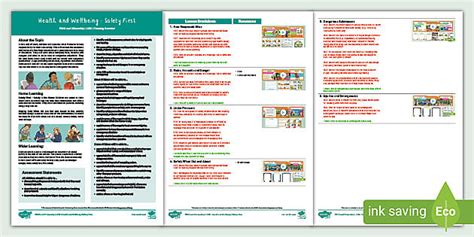 PSHE: LKS2 Safety First - Planning Overview (teacher made)
