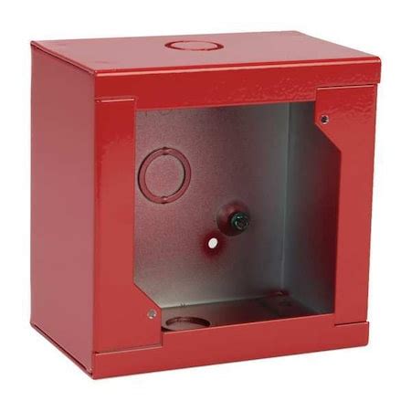 Edwards Signaling Surface Box, Red 2459-SMB-R | Zoro
