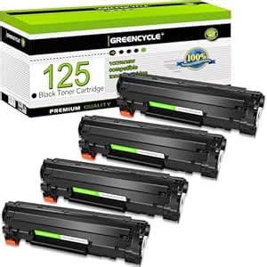 greencycle GREENCYCLE Compatible Toner Cartridge for Canon 125 ...