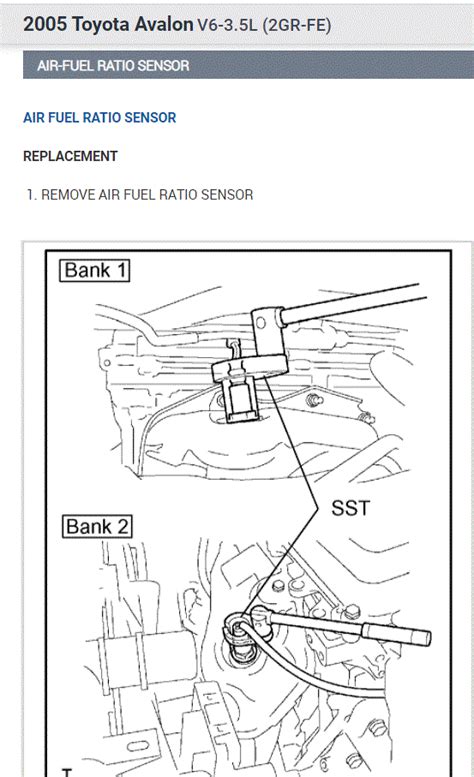 Image result for 2003 Toyota Avalon O2 Sensor Code