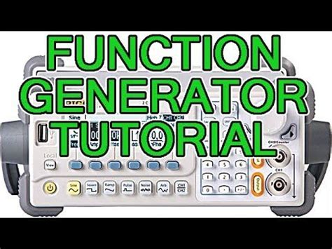 Image result for Function Generator Tutorial