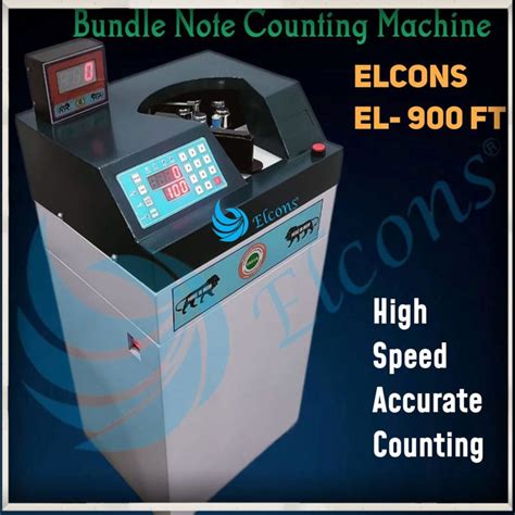 Elcons - manufacturer and supplier of note counting machine in delhi