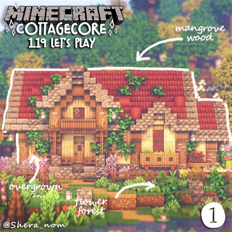 Image result for Cottage Core Minecraft Mansion Tutorial