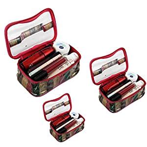 Kuber Industries 3 Pieces PVC Toiletry Organizer Shaving Kit Jewellery ...