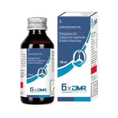 6xDMR cough syrup – Alloes Pharmaceuticals