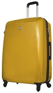 Mia Toro Solid Hard Body Expandable Check-in Suitcase 4 Wheels - 33 ...