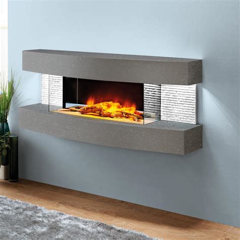 Electric Fireplaces with Mantels - Evolution Fires Miami Curve 48-Inch ...