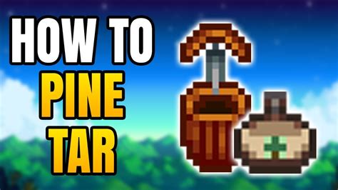 How To Get Pine Tar In Stardew Valley - YouTube