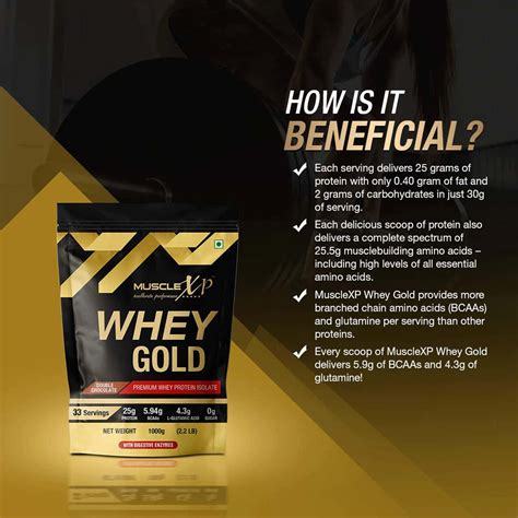 Buy MUSCLEXP WHEY GOLD PROTEIN -DIGESTIVE ENZYMES DOUBLE CHOCOLATE 1KG ...