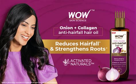 Buy WOW Skin Science Onion Black Seed Hair Oil - WITH COMB APPLICATOR ...