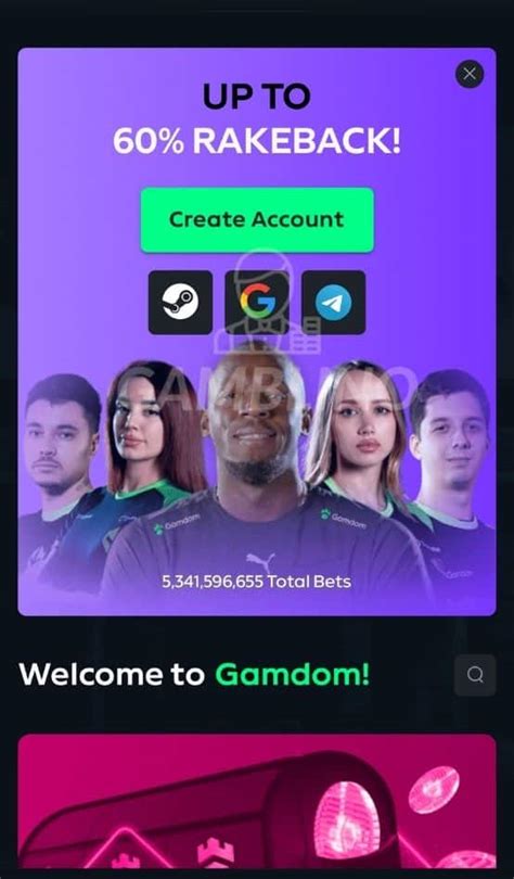 Gamdom Casino Review 2026 - Up to 60% Rakeback