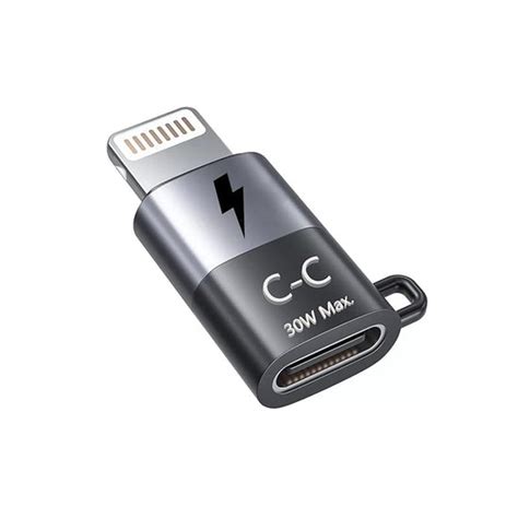 Apple Mfi-Certified, Type C Female to Lightning Male OTG Adapter, Comp ...