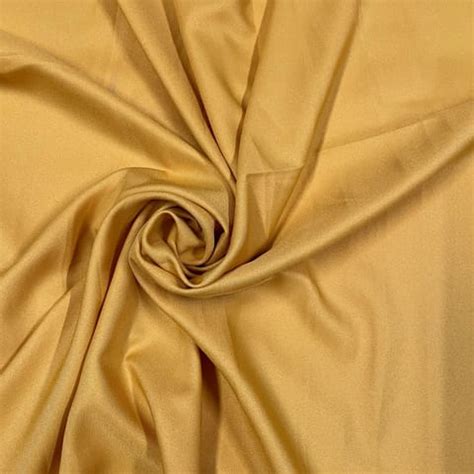 Premium Mustard Colour Moss Crepe Fabric (N177) Fabric for Designers ...