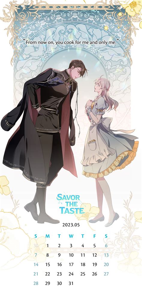 Savor the Taste • 2023 May Calendar webtoon ver • manhwa •