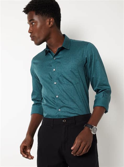 Buy Men Printed Slim Fit Formal Shirt Online at just Rs. 999.0 ...