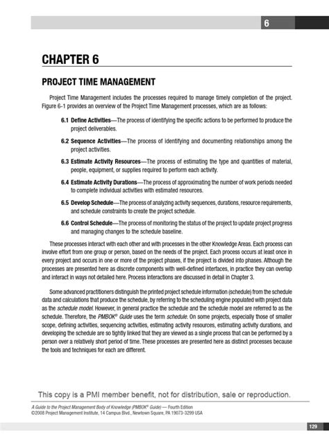 Project Time Management PDF 的图像结果