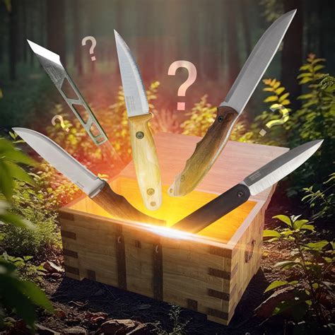 Mystery Box #1 — High quality handmade camping knives — BPS