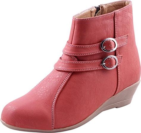 Buy ADORN Women's Artificial Leather Maroon Boots - 41 EU at Amazon.in